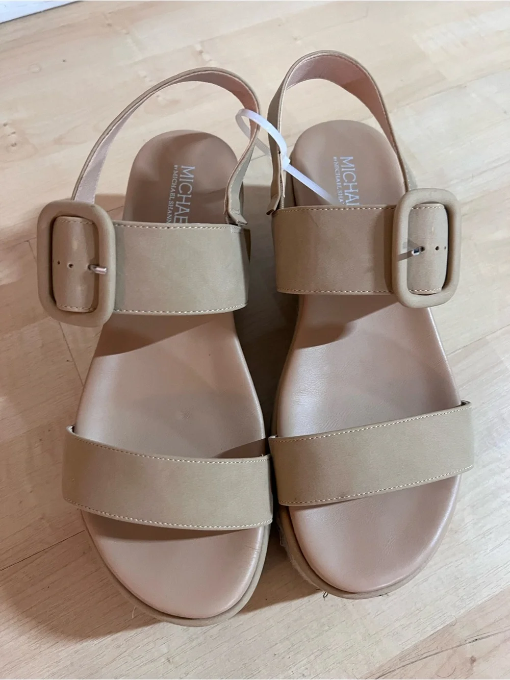 Michael by Michael Shannon Kira Espadrille Sandals Tan Women’s Size 9.5 M